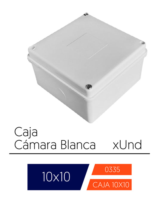 Caja 10x10 Camara Blanca