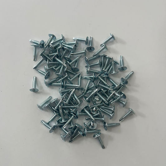 Tornillo para Super Board 8 x 3/4 Punta Broca Cabeza Plana Zinc (100 Und)