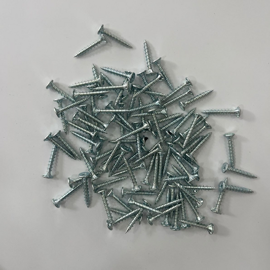 Tornillo para Super Board 8 x 1-1/4 Punta Aguda Avellanante Zinc con Alas (100 Und)